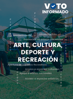 Portada de la revista de arte, cultura, deporte y recreación. El fondo es una fotografía de dos personas adultas y un niño jugando en un parque.