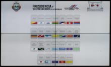Fotografía de la papeleta electoral para la presidencia y vicepresidencias.