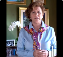 Fotografía de la ex primera dama Josette Altmann Borbón.