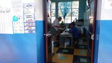 Fotografía de personas ejerciendo su voto.