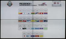 Fotografía de una boleta de votación por presidencia y vicepresidencia.