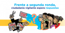 Dibujos de personas exigiendo derechos.